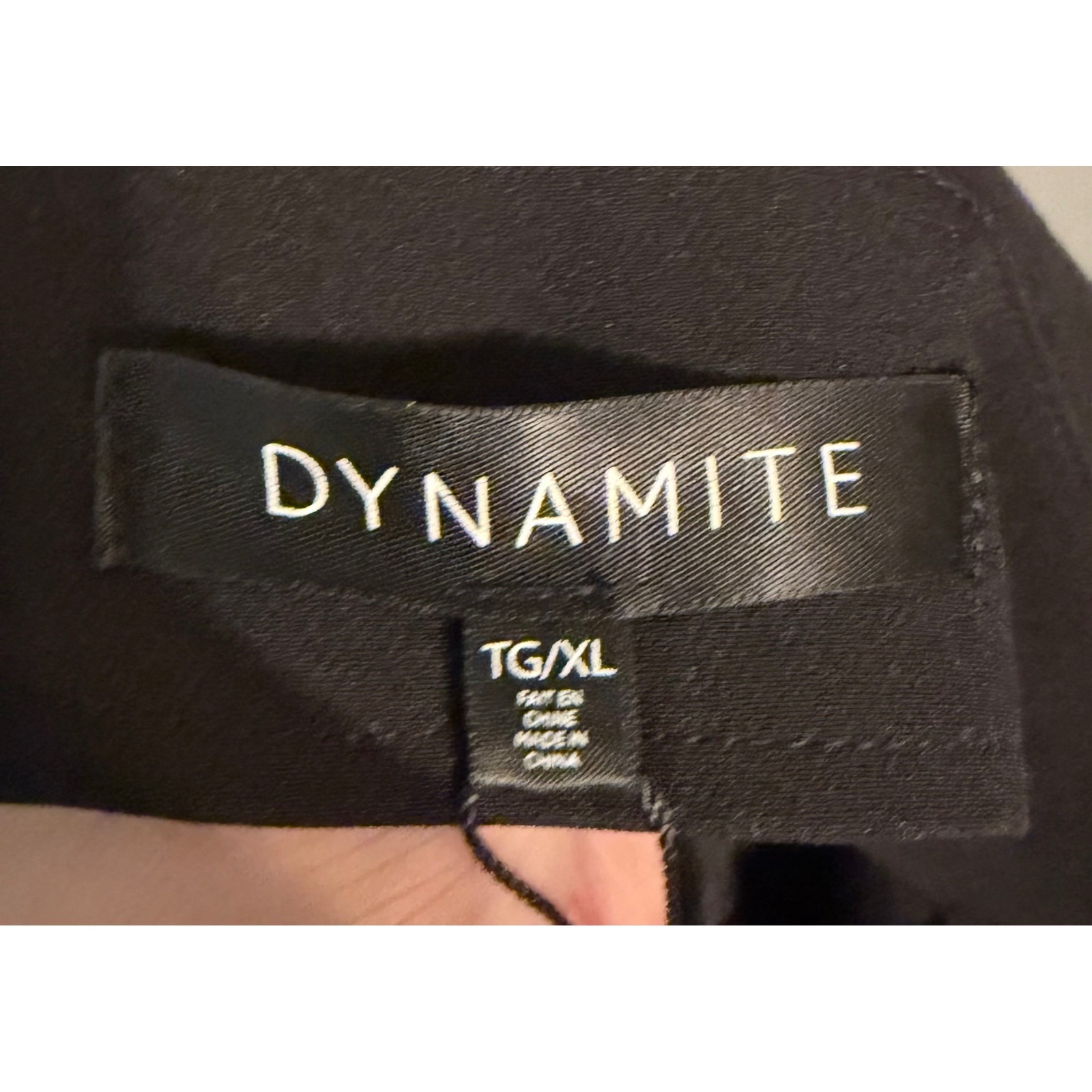 Dynamite Susie A-Line Mini Skirt Jet Black High Waisted Women Xl 0773614 — image 4 of 4